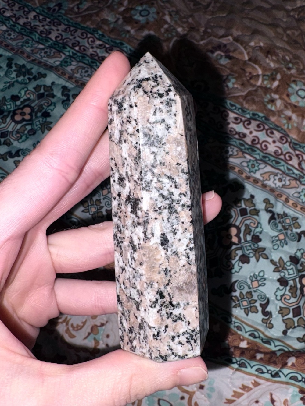 Polished Pink Granite Point Tower